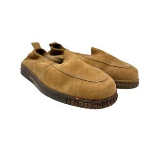 Arche Loafer Flats Slip On Suede Leather Beige Tan Size 37 US 6